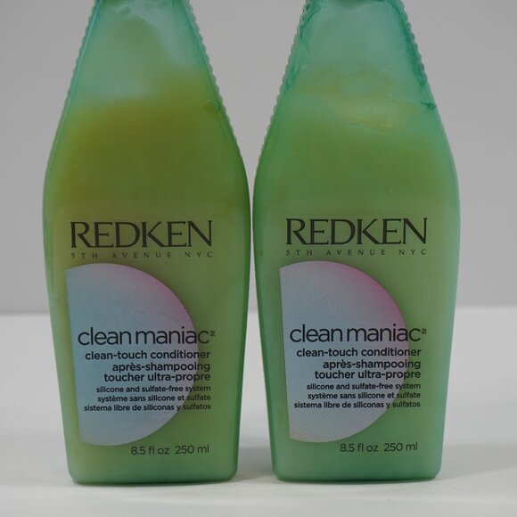 LOT OF 2 REDKEN CLEAN MANIAC CONDITIONER 8.5 OZ - Picture 2 of 3